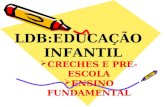 Ldb : educação infantil ( creches e pre- escolas e ensino fundamental)