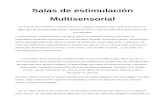 Salas de estimulación multisensorial