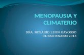 Menopausia y climaterio
