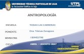 Antropología (I Bimestre)