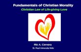 1   christian law of life-giving love