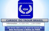 REVENUE MANAGEMENT - Cursos do tour brasil