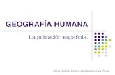 geografía humana. la población española
