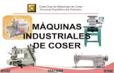 Conf. maquinas de coser industriales