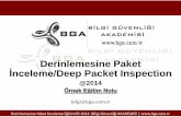 Derinlemesine Paket İnceleme (Deep Packet Inspection)