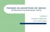 Trends in Adoption of MOOCs