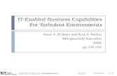 IT-Enabled Business Capabilities For turbulent Environments