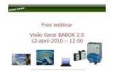 Free Webinar Visao Geral Babok 2.0