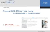 Project revisie ISO27001 - ISO 27001