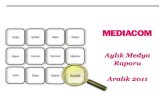 MediaCom - Aylik Medya Raporu - Aralık 2011