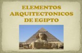 Elementos arquitectónicos de EGIPTO
