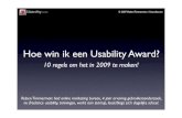 Usability Award Presentatie 80515