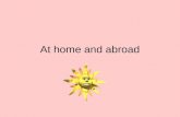 At Home And Abroad