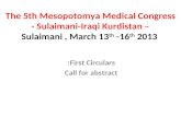 The 5th mesopotamya medical congress