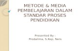 (4). metode & media pembelajaran dlm standar proses pendidikan