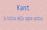Kant. La Critica Della Ragion Pratica