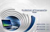 Evolution Of Transportation