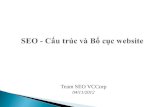 Cấu trúc website tốt cho SEO
