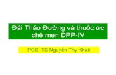 ĐáI tháo đường và DPP4 - BS Thy Khuê - 17-08-2014