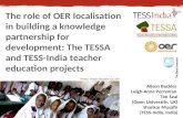 The role of OER localisation in building a knowledge partnership for development: The TESSA and TESS-India teacher education projects