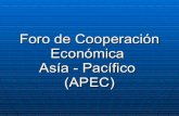 APEC:Foro de Cooperación Económica Asia-Pacífico
