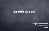 Обзор C# WPF MVVM