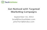 Webinar Slides: Get Noticed With Targeted Marketing Campaigns