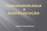 Fonoaudiologia x radiolocução