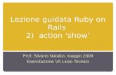 Lezione Guidata Ruby On Rails Show