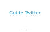 Guide twitter initiation