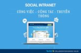 Infographic Social Intranet - Khi Cộng Tác Lên Ngôi