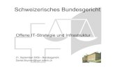 Schweizerisches Bundesgericht - Offene IT-Strategie und Infrastruktur