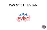 La campagne Evian : bouteilles de Noël