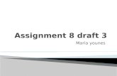 Assignment 8 draft 3