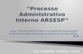 Processo Administrativo Interno ARSESP