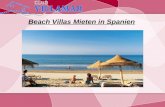 Beach Villas Mieten in Spanien