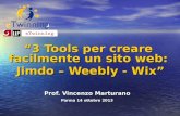 Jimdo, weebly, wix