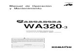 Wa320 3 CARGADOR FRONTAL