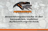 Anwendungsbereiche in der kompakten, mobilen Aufbereitungstechnik, W. Kormann Rockster Recycler GmbH