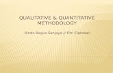 Qualitative & Quantitative Methodology