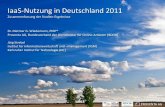 IaaS-Nutzung in Deutschland 2011 Zusammenfassung der Studien-Ergebnisse