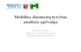 Bazilevičius, Gediminas „Mobiliosios duomenų tyrybos paslaugų analizė“ (VU MII)