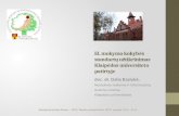 Baziukė, Dalia „El. mokymo kokybės standartų užtikrinimas Klaipėdos universiteto patirtyje“ (KU)