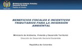 Presentacion incentivos tributarios en Colombia