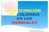 Participacion de colombia en los mundiales