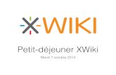 Présentation XWiki SAS - petit déjeuner 7 octobre 2014