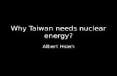 Why Taiwan needs Nuclear energy?  謝明豪 @ TEDx溫羅汀 "科學看社會"