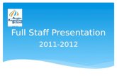 2011 Wednesday Full Staff Presentation