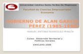 Gobierno De Alan GarcíA PéRez (1985 1990)