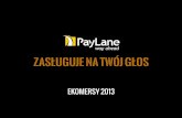 Zagłosuj na PayLane w Ekomersy 2013